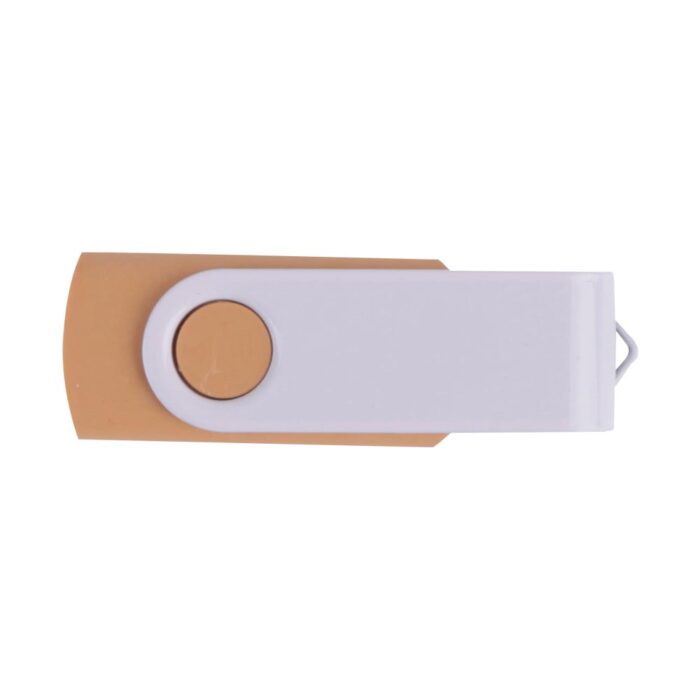 221202-64 UYGUR BEYAZ AHŞAP USB BELLEK (64 GB) - Görsel 1
