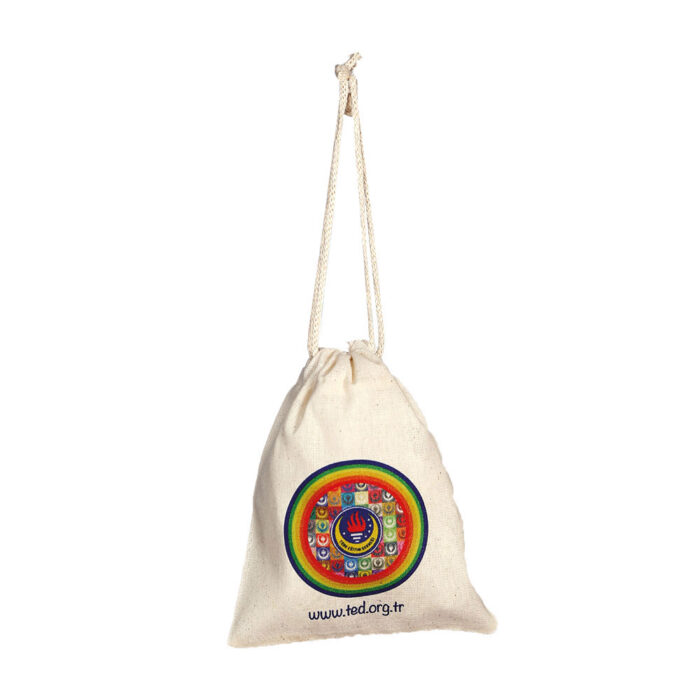 YEŞİLOBA HAM BEZ BÜZGÜLÜ KESE - Görsel 1