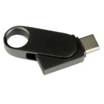 BOLKAR SİYAH 64GB MİNİ TYPE-C OTG METAL USB BELLEK - Görsel 2