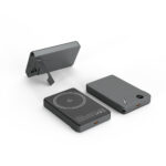 KİLYOS 10.000 MAH SİYAH MAGSAFE ve WIRELESS STANDLI POWERBANK - Görsel 2