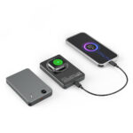 KİLYOS 10.000 MAH SİYAH MAGSAFE ve WIRELESS STANDLI POWERBANK - Görsel 3