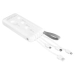 GÖKPINAR BEYAZ 10000 MAH LED AYDINLATMALI POWERBANK - Görsel 4