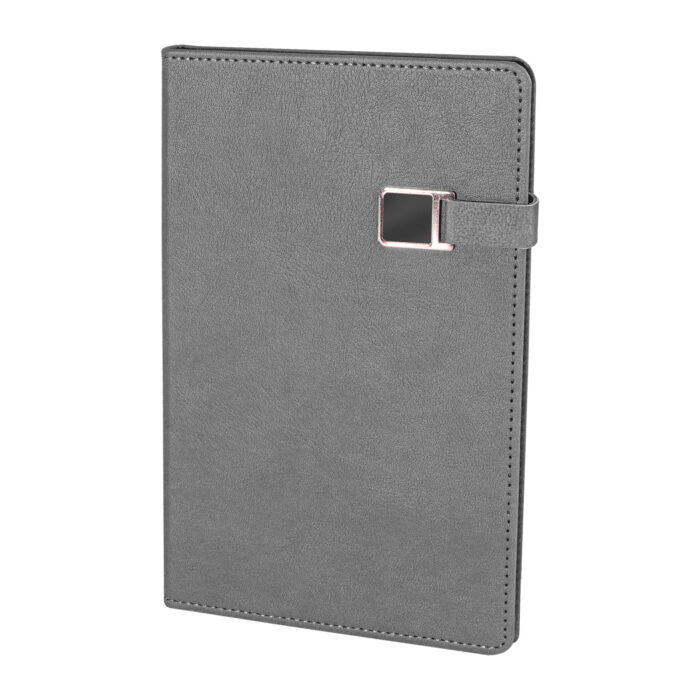 302722-001-v2 ESENBOĞA  GRİ TARİHSİZ DEFTER (13X21 CM) - Görsel 1