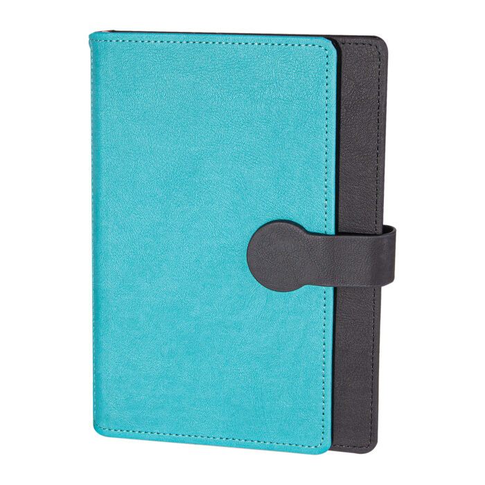 304923-001 SARAY TURKUAZ TARİHSİZ DEFTER (15X21 CM) - Görsel 1