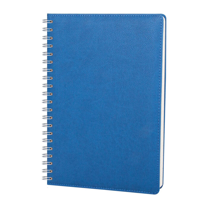 PLEVNE LACİVERT KARELİ TARİHSİZ SPİRALLİ DEFTER (20x28 CM) - Görsel 1