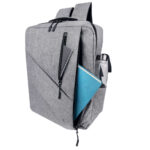 KORAL GRİ LAPTOP BÖLMELİ SIRT ÇANTASI - Görsel 2