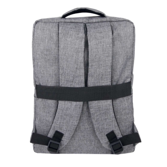 404322-2 KORAL GRİ LAPTOP BÖLMELİ SIRT ÇANTASI - Görsel 3