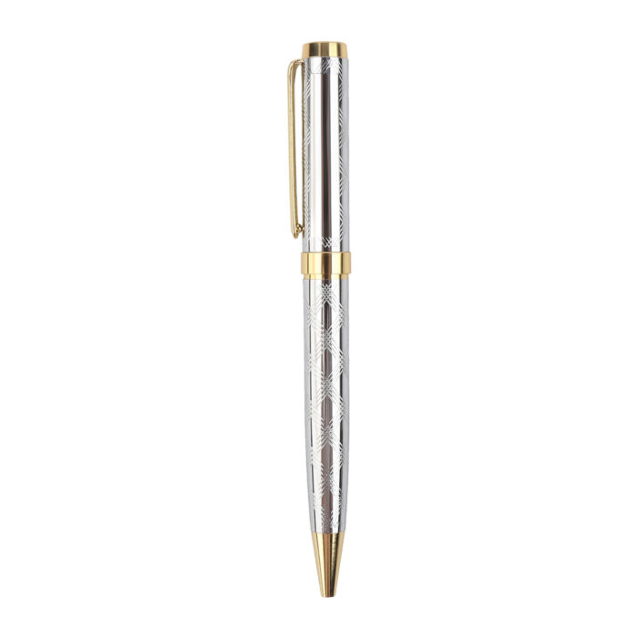 452820-001 ÇUMRA GÜMÜŞ  METAL TÜKENMEZ KALEM - Görsel 1