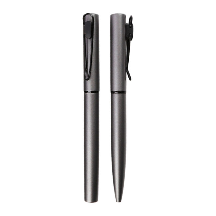 453117-001 EMİRGAZİ FÜME İKİLİ KALEM SETİ - Görsel 1