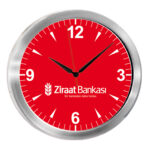 TRİTON091 GÜMÜŞ METAL KASA DUVAR SAATİ (350 MM) - Görsel 3