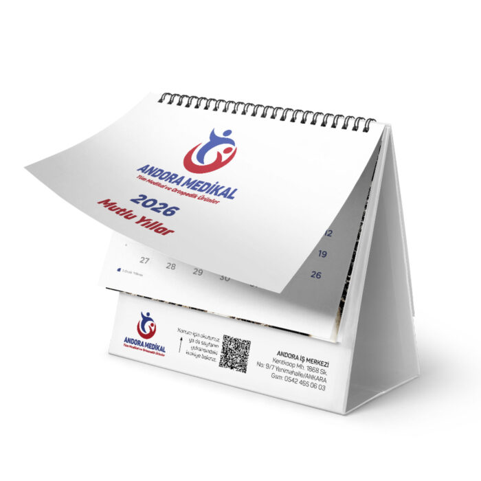 ala-13-001 ALA-13 ÜÇGEN MASA TAKVİMİ - Görsel 1