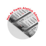 ALA-16 3 PARÇA SPİRALLİ ATATÜRK GEMİCİ TAKVİMİ - Görsel 3