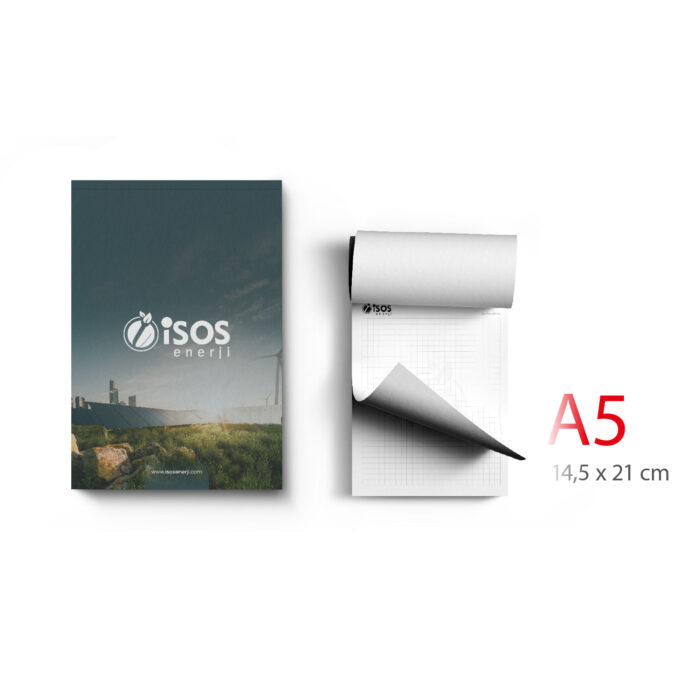 ala-34-001 ALA-34 KAPAK GEÇMELİ A5 BLOKNOT - Görsel 1