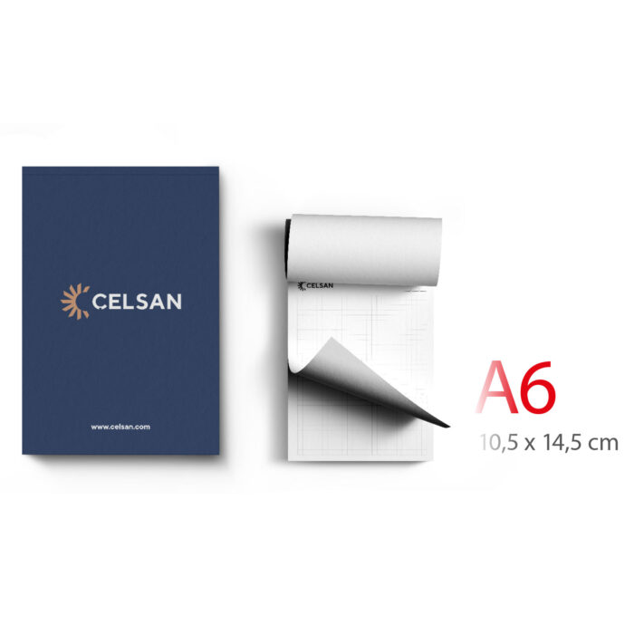 ala-35-001 ALA-35 KAPAK GEÇMELİ A6 BLOKNOT - Görsel 1